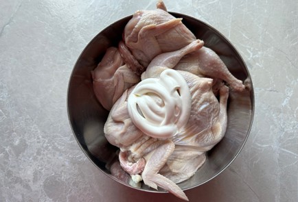 Фото шага рецепта Перепелки запеченные в рукаве 190015 шаг 3  