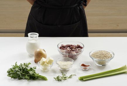 Фото шага рецепта Перловая каша с куриными сердечками 152828 шаг 1  