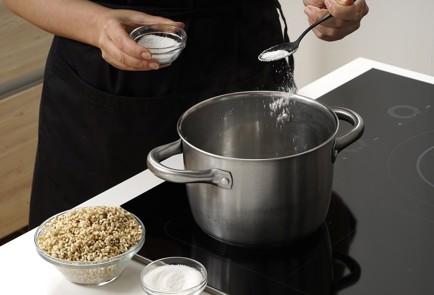 Фото шага рецепта Перловая каша с куриными сердечками 152828 шаг 2  