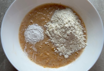 Фото шага рецепта Персиковый кекс 174546 шаг 9  