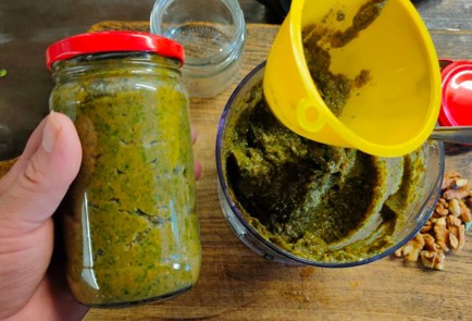 Фото шага рецепта Песто из инжира 174503 шаг 13  