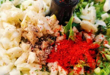 Фото шага рецепта Песто из руколы и кресссалата 173998 шаг 8  