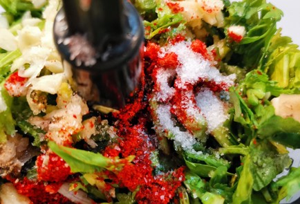 Фото шага рецепта Песто из руколы и кресссалата 173998 шаг 9  