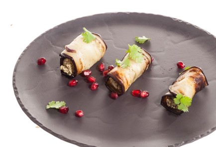 Фото шага рецепта Рулетики из баклажанов пхали бадриджани 125341 шаг 10  