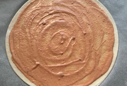 Фото шага рецепта Пицца с сосисками 174266 шаг 13