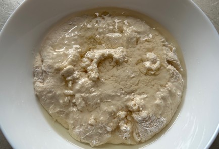 Фото шага рецепта Пицца с сосисками 174266 шаг 5