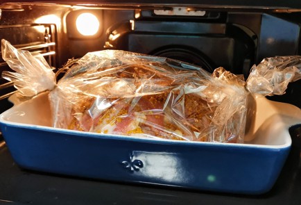 Фото шага рецепта Пикантная свиная шейка запеченная в рукаве 151287 шаг 21  