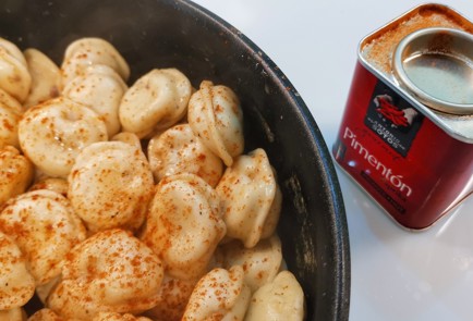 Фото шага рецепта Пикантные пельмени обжаренные на сковороде 152781 шаг 8  