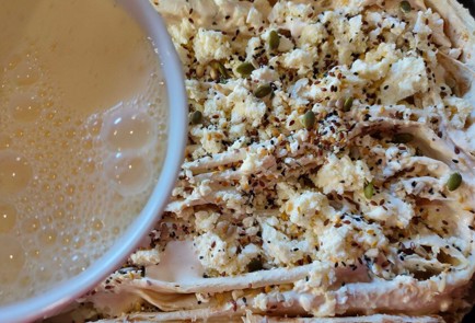 Фото шага рецепта Пирог из лаваша с сыром и творогом 174531 шаг 16  