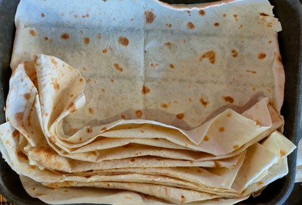 Фото шага рецепта Пирог из лаваша с сыром и творогом 174531 шаг 3  