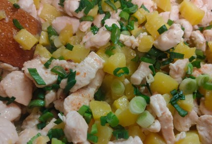 Фото шага рецепта Пирог из слоеного теста с курицей и картофелем 188916 шаг 12  