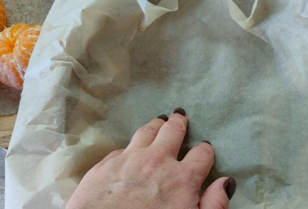 Фото шага рецепта Пирог на кефире с мандаринами и цукатами 188230 шаг 16