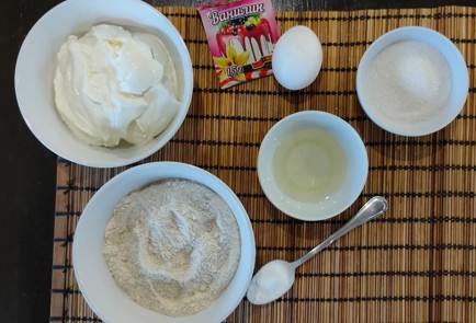 Фото шага рецепта Пирогперевертыш с персиками карамелью и корицей 174243 шаг 2