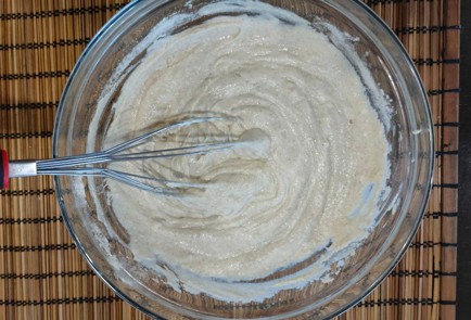 Фото шага рецепта Пирогперевертыш с персиками карамелью и корицей 174243 шаг 8