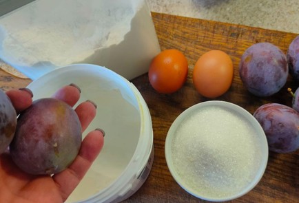 Фото шага рецепта Пирогперевертыш со сливами 190472 шаг 1  