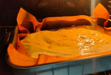 Фото шага рецепта Пирогперевертыш со сливами 190472 шаг 17  