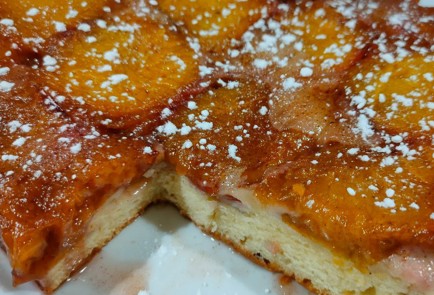 Фото шага рецепта Пирогперевертыш со сливами 190472 шаг 20  