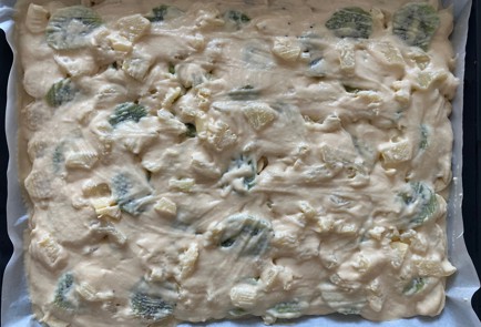 Фото шага рецепта Пирог с ананасами на рисовой муке 176110 шаг 12  