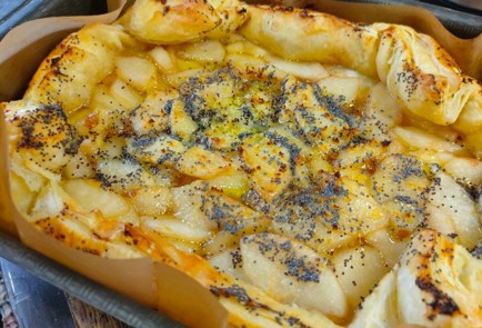 Фото шага рецепта Пирог с грушами и маком 175486 шаг 13  