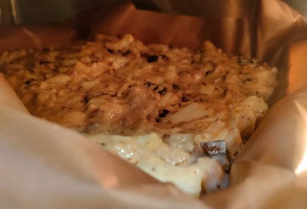 Фото шага рецепта Пирог с грушами орехами и шоколадом 187489 шаг 20  