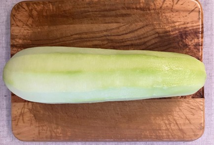 Фото шага рецепта Пирог с кабачком и персиками 189998 шаг 1  