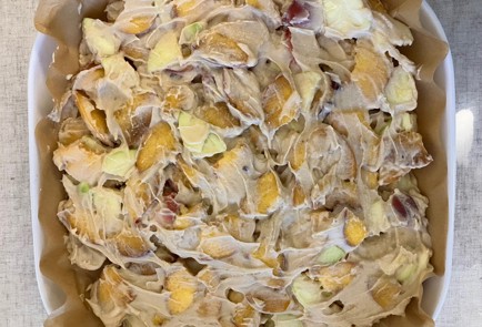 Фото шага рецепта Пирог с кабачком и персиками 189998 шаг 11  