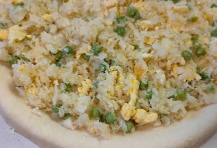 Фото шага рецепта Пирог с капустой зеленым горошком и яйцом 188842 шаг 24  