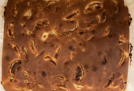 Фото шага рецепта Пирог с киви и персиками 176163 шаг 13  