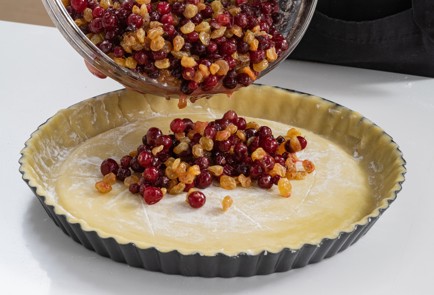 Фото шага рецепта Пирог с клюквой изюмом и апельсиновой цедрой 174648 шаг 8  