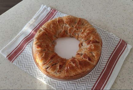 Фото шага рецепта Пирог с консервированным тунцом 186495 шаг 18  