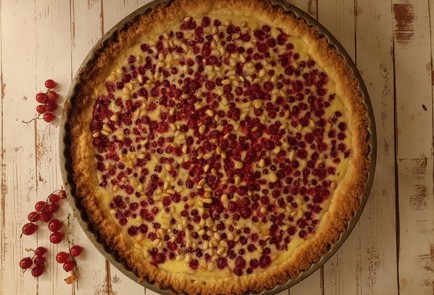 Фото шага рецепта Пирог с красной смородиной 190972 шаг 19  