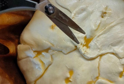 Фото шага рецепта Пирог с курицей и баклажаном 191173 шаг 19  