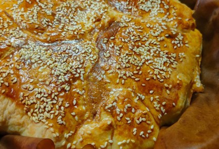 Фото шага рецепта Пирог с курицей и баклажаном 191173 шаг 22  