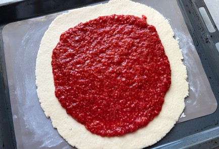 Фото шага рецепта Пирог с малиной 189789 шаг 8