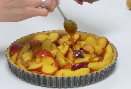 Фото шага рецепта Пирог с нектаринами 151134 шаг 16  