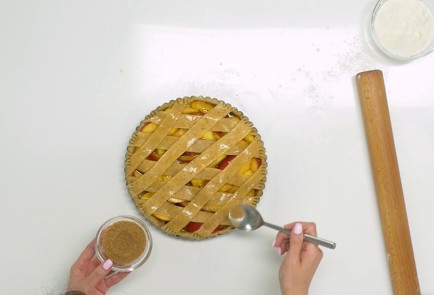 Фото шага рецепта Пирог с нектаринами 151134 шаг 19  