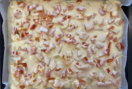 Фото шага рецепта Пирог с папайей киви и бананами 176368 шаг 12  