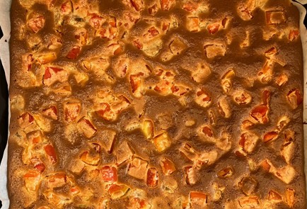 Фото шага рецепта Пирог с папайей киви и бананами 176368 шаг 14  