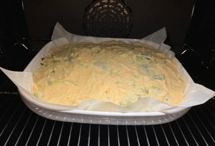 Фото шага рецепта Пирог с персиками и грушами 186581 шаг 12  