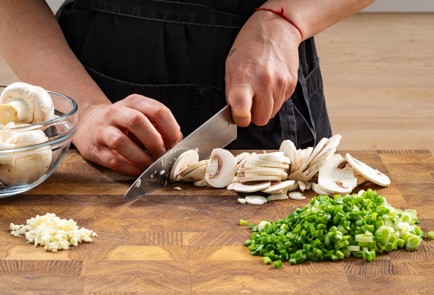 Фото шага рецепта Пирог с полбой и грибами 43012 шаг 3  