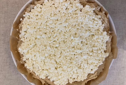 Фото шага рецепта Пирог с творогом и нектаринами 189996 шаг 10  