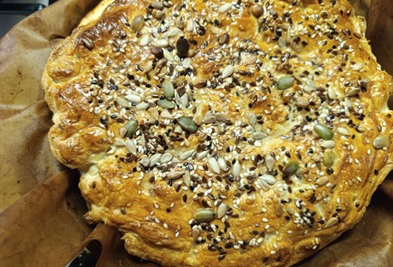 Фото шага рецепта Пирог с творогом и шпинатом 190870 шаг 19  