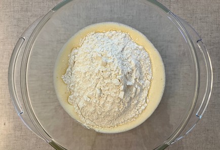 Фото шага рецепта Пирог с яблоками и апельсинами 175913 шаг 3  