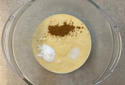 Фото шага рецепта Пирог с яблоками и апельсинами 175913 шаг 4  