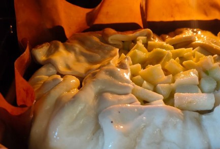 Фото шага рецепта Пирог с яблоками и рикоттой 191481 шаг 12  