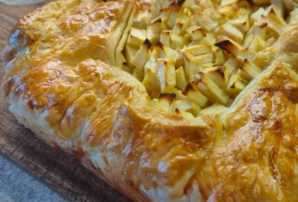 Фото шага рецепта Пирог с яблоками и рикоттой 191481 шаг 13  