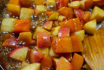 Фото шага рецепта Пирог с яблоками и тыквой 191192 шаг 10  