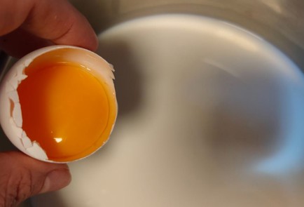 Фото шага рецепта Пирог с заварным кремом и яблоками 188957 шаг 3  