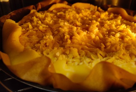 Фото шага рецепта Пирог с заварным кремом и яблоками 188957 шаг 34  