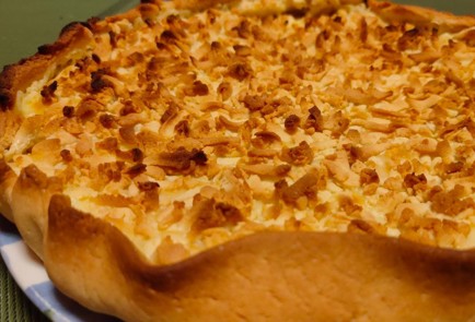 Фото шага рецепта Пирог с заварным кремом и яблоками 188957 шаг 35  